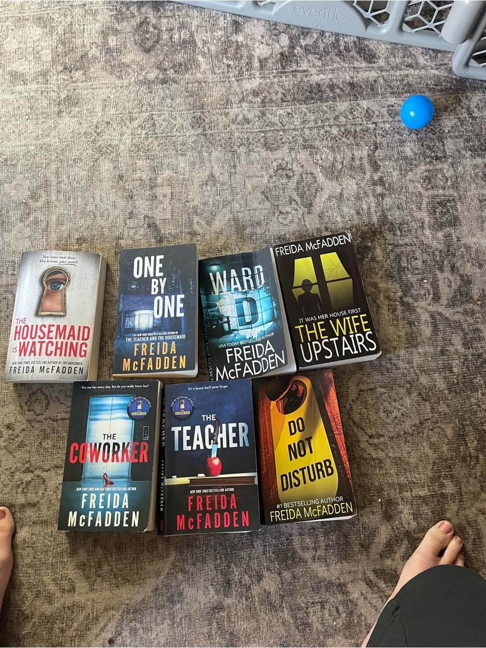 Freida McFadden Mystery Paperback Set — Assorted Cover Colors